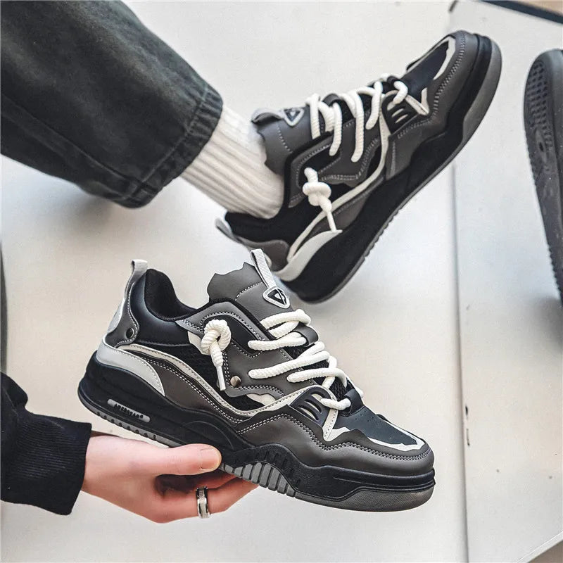 Zapatos de hombre, zapatillas de deporte a la moda, zapatos de plataforma cómodos 2023, zapatos casuales para exteriores, zapatos de Skateboard de tendencia callejera, zapatos de diseñador